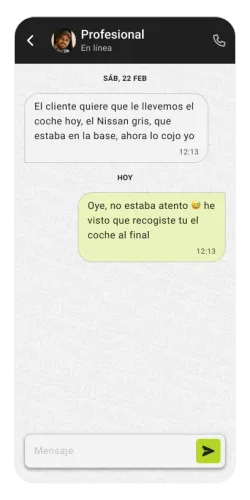 Mobile using EFI Tow app